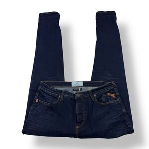 Blue de Genes Men's Dark Wash Slim Fit Jeans Made in Italy Size 34x33